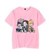 Funny Anime Hashibira Inosuke Kamado Tanjirou Agatsuma Zenitsu Cartoon Print T-shirt Summer Cool T Shirt Women Men Short Sleeve