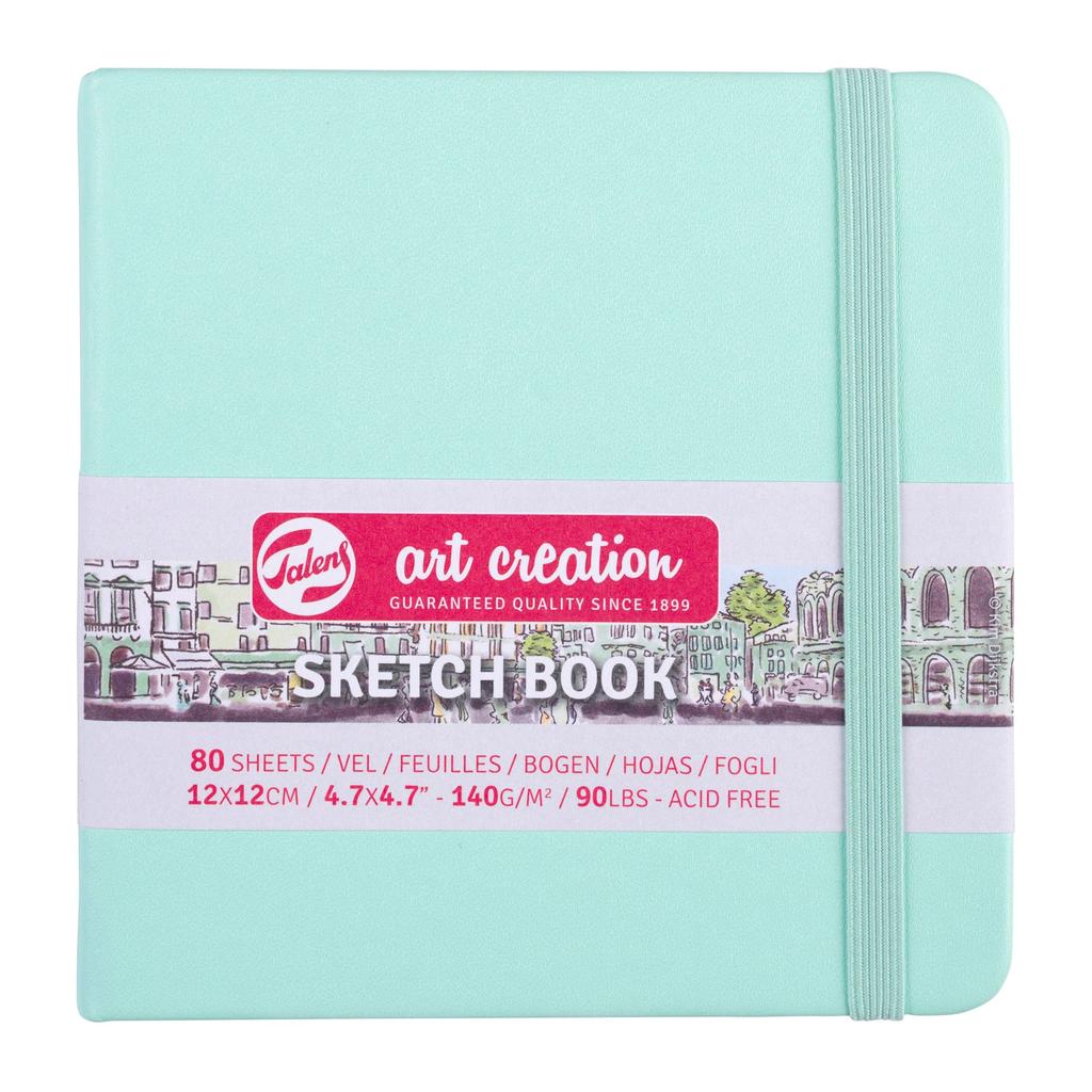 Royal Talens Art Creation Sketchbook Drawing Notebook 12x12cm Fresh Mint T9314-034M 452299