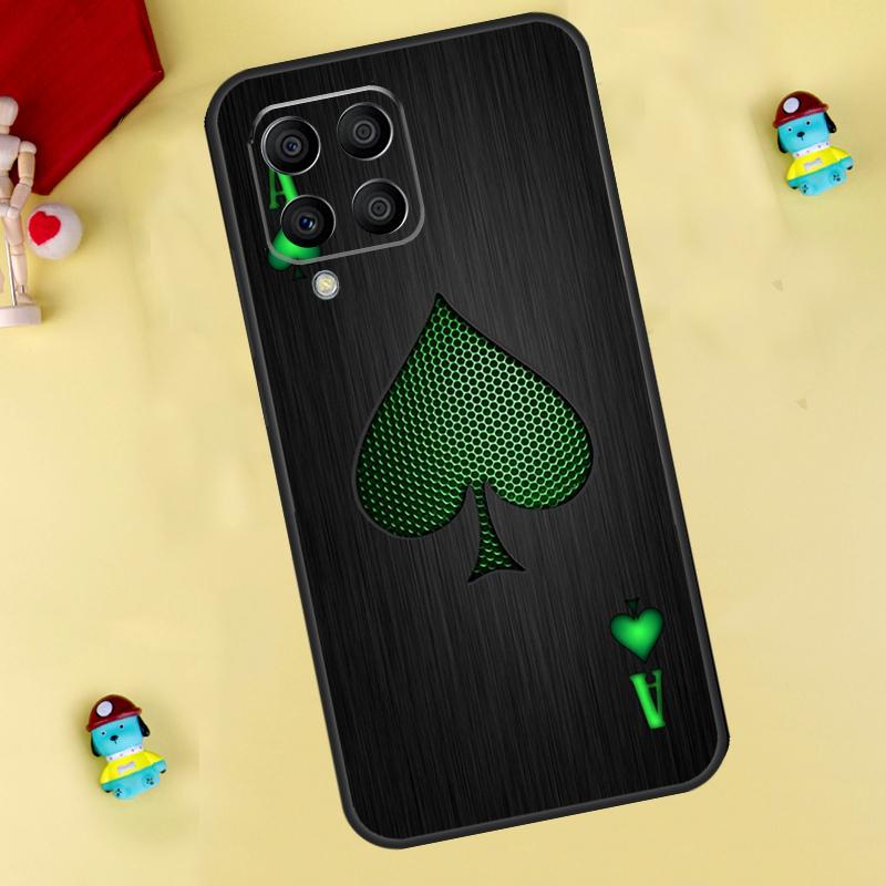 Ace of Spades Case For Samsung Galaxy M33 M15 M55 M31 M13 M12 M14 M06 M16 M36 M56 M53 M32 M52 M35 M34 M54