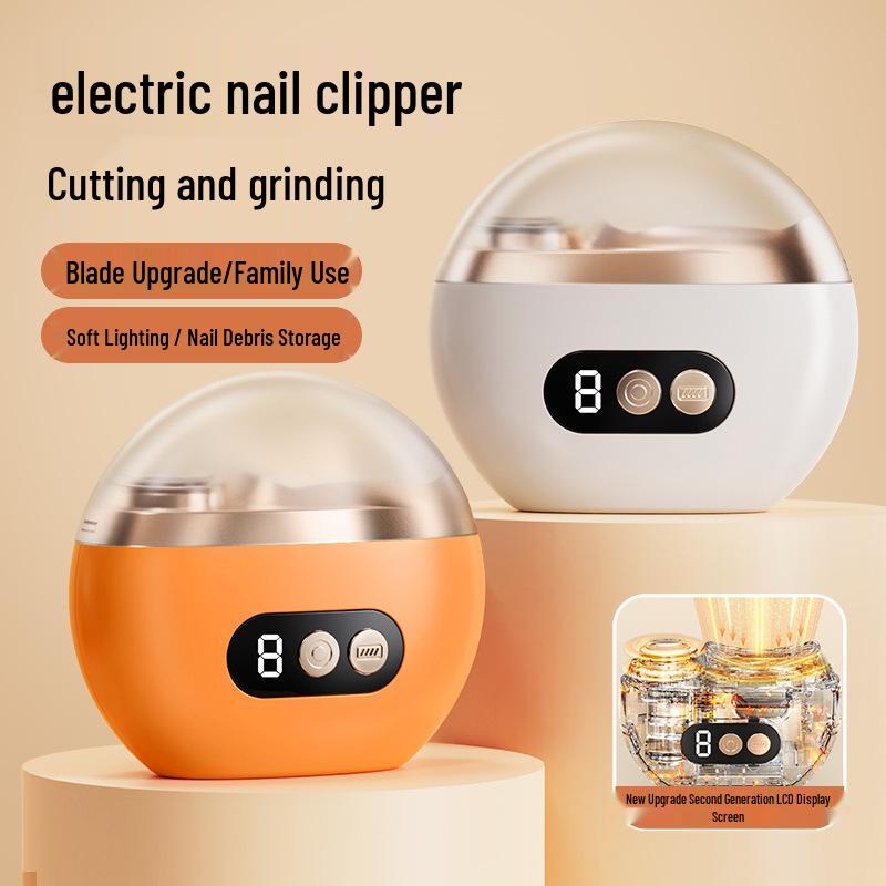 Rechargeable Anti-Pinch Electric Nail Clipper & File
