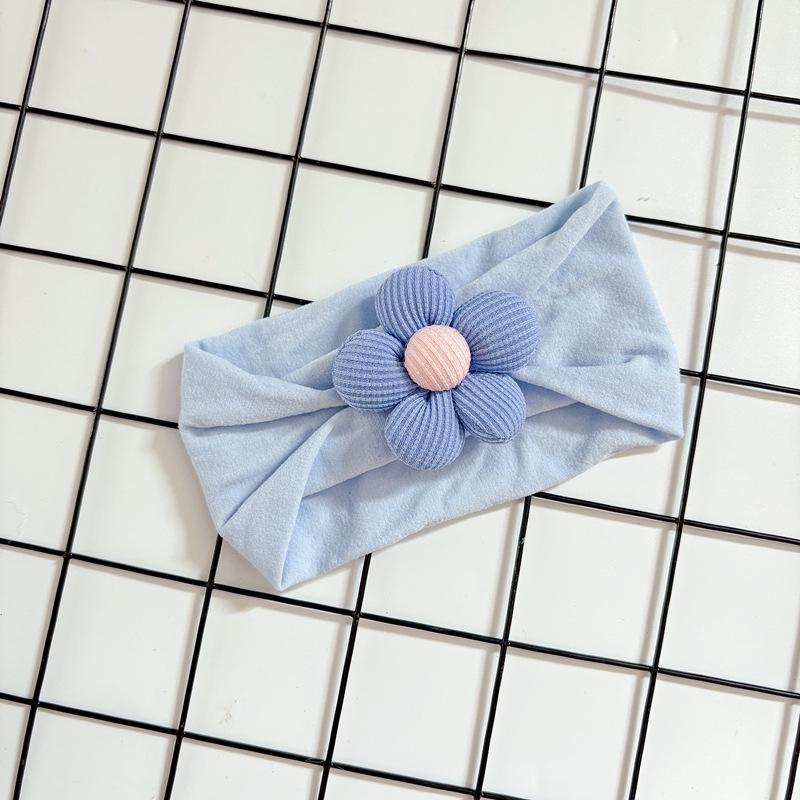 Cute Floral Baby Hair Band - Summer Protection Elastic Headband for Boys & Girls