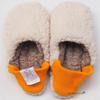 Indoor slippers that combine the best of both slippers and Fluffy slub tweed and sheepskin Size L A new type of room and Easy to wash when merippa