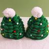 Knitted Christmas Tree Hat Keeping Warm Head Hat Decorations Supplies for Holiday Birthday New Year Party Decorations