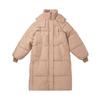 Popular long down cotton-padded clothes for women's autumn and winter new cotton-padded clothes loose and thickened hooded jacket