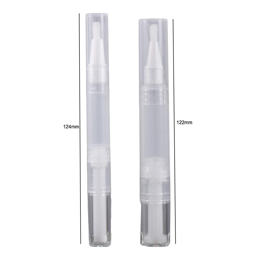Przezroczysty przekręcany długopis pusty olejek do paznokci długopis podróżny pojemnik na kosmetyki obrotowy przepakowywanie długopis próżniowy