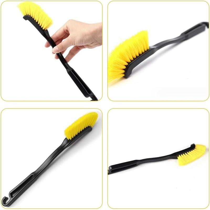 Car Tire Rim Brush Wheel Hub Cleaning Brushes Car Wheels Detailing Cleaning Accessories Auto Tire Washing Cleaner Tools