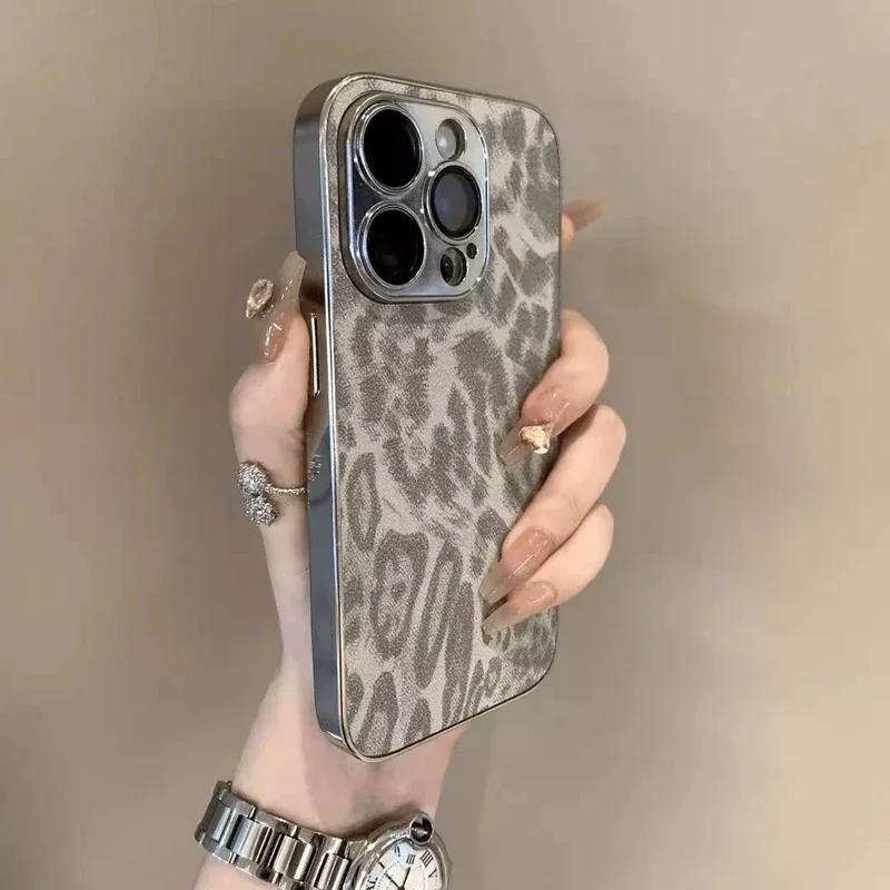 Luksusowe etui na telefon z nadrukiem pantery do iPhone 17 Pro 16 15 14 13 12 11 Pro Max Plus 17 Air Odporne na wstrząsy Osłona z zderzakiem
