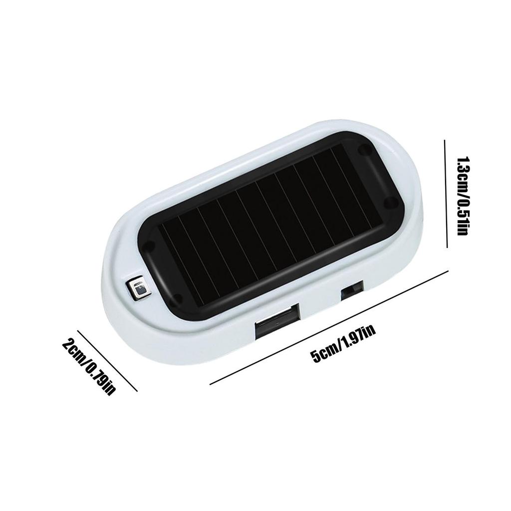 Anti Theft Light for Car | Intelligent Sensor Solar Simulating Security Light - No