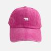 Chic Retro Pink Washed Cotton Duckbill Cap With Embroidery Perfect For Spring And Summer Outdoor Activities