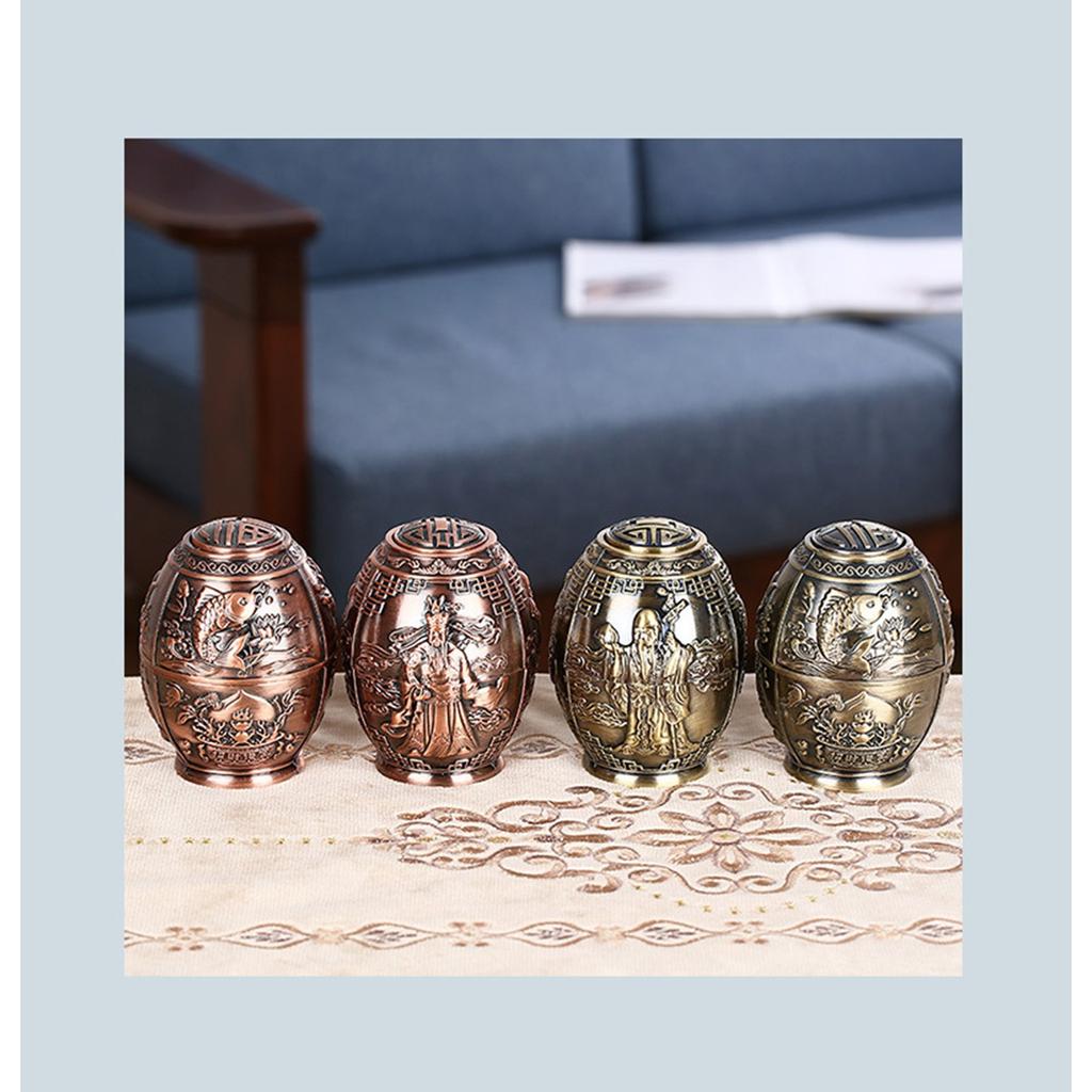 Metal Toothpick Box Household Creative Push-type Fashion Toothpick Holder Chinese Living Room Automatic Pop-up Toothpick Jar