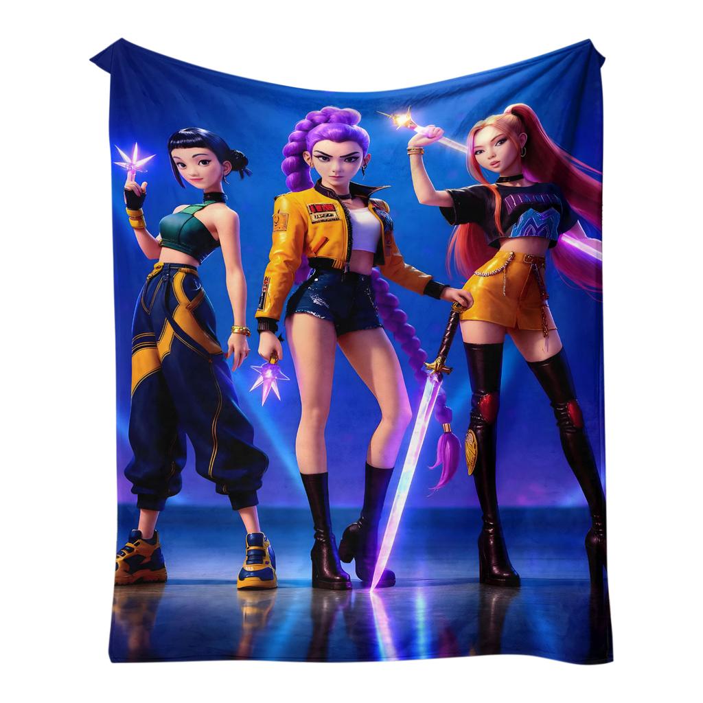 150*130cm Anime Peripheral Printed Warm Blanket