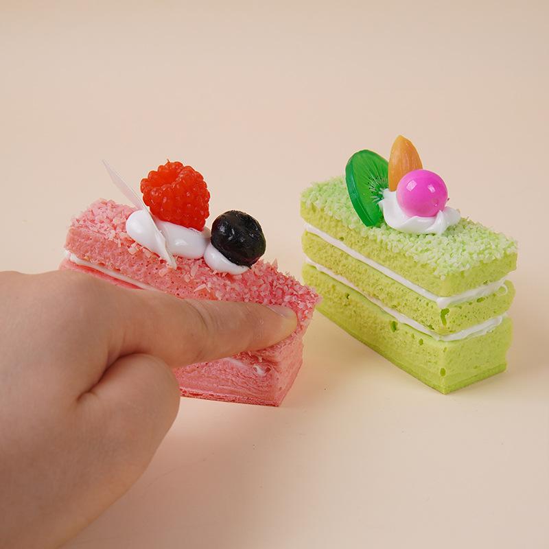 Artificial Mousse Cake Fake Cake Model Dessert Decoration Photography Prop Dessert Shop Window Display Ornament Tea Table Decor