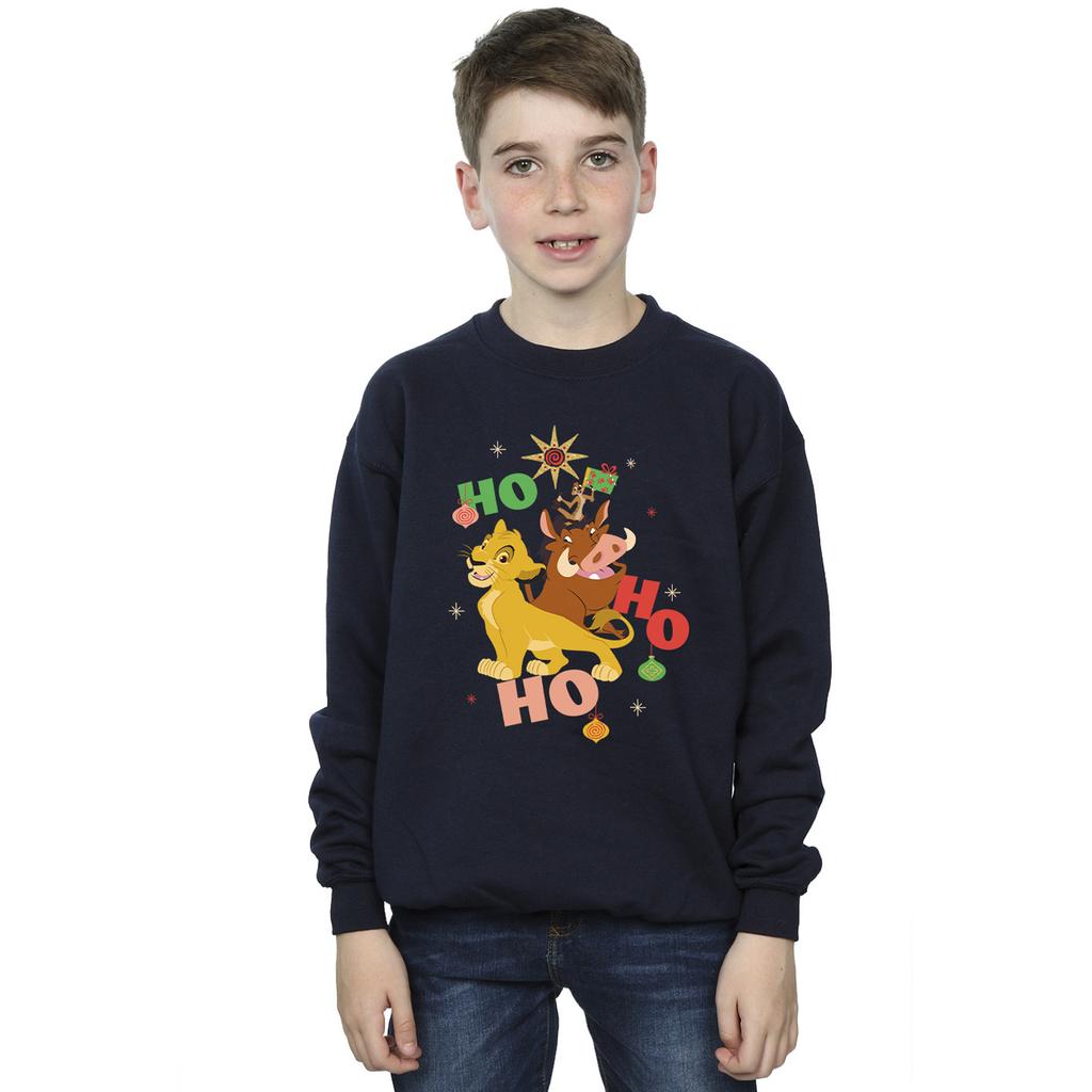 The Lion King Boys Ho Ho Ho Sweatshirt