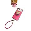 ins wind creative heart-shaped bear mirror is suitable for Apple 17promax mobile phone case 16 protective case 15 girl