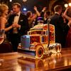 Truck-Shaped Glass Whiskey Decanter, Vintage Carafes for Spirits, Liquor Storage Bottle with Airtight Seal, Home Bar Decor