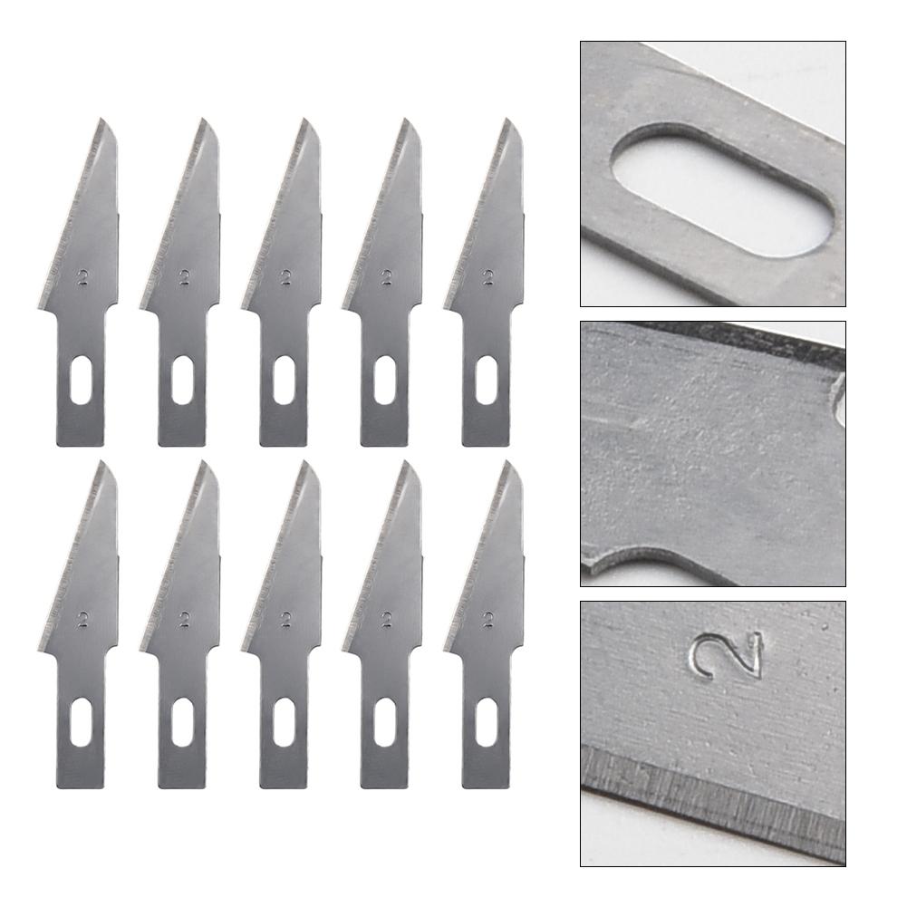 Ambachtelijke Snijmesen DIY Handgereedschap 1 Set 10 Stuks Handwerk Graveren Zilverstaal