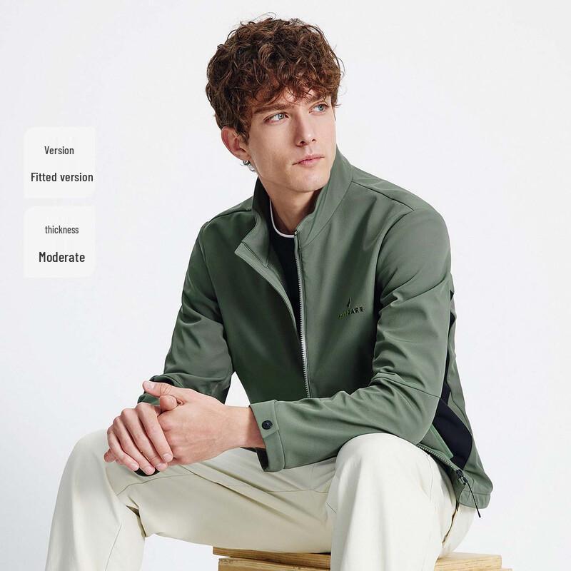 Navigare Men's Outdoor Waterproof Fleece-Lined Softshell Jacket