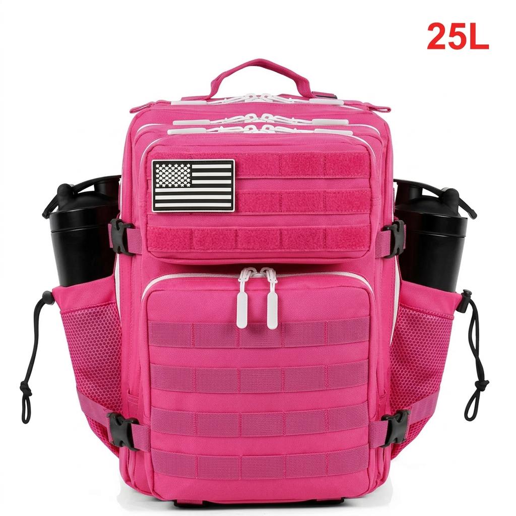 25L Tactical Backpack for Women Outdoor Travel Hiking Bug Out Bag Weekend Exercise Athletics Gym Rucksack with Dual Cup Holder