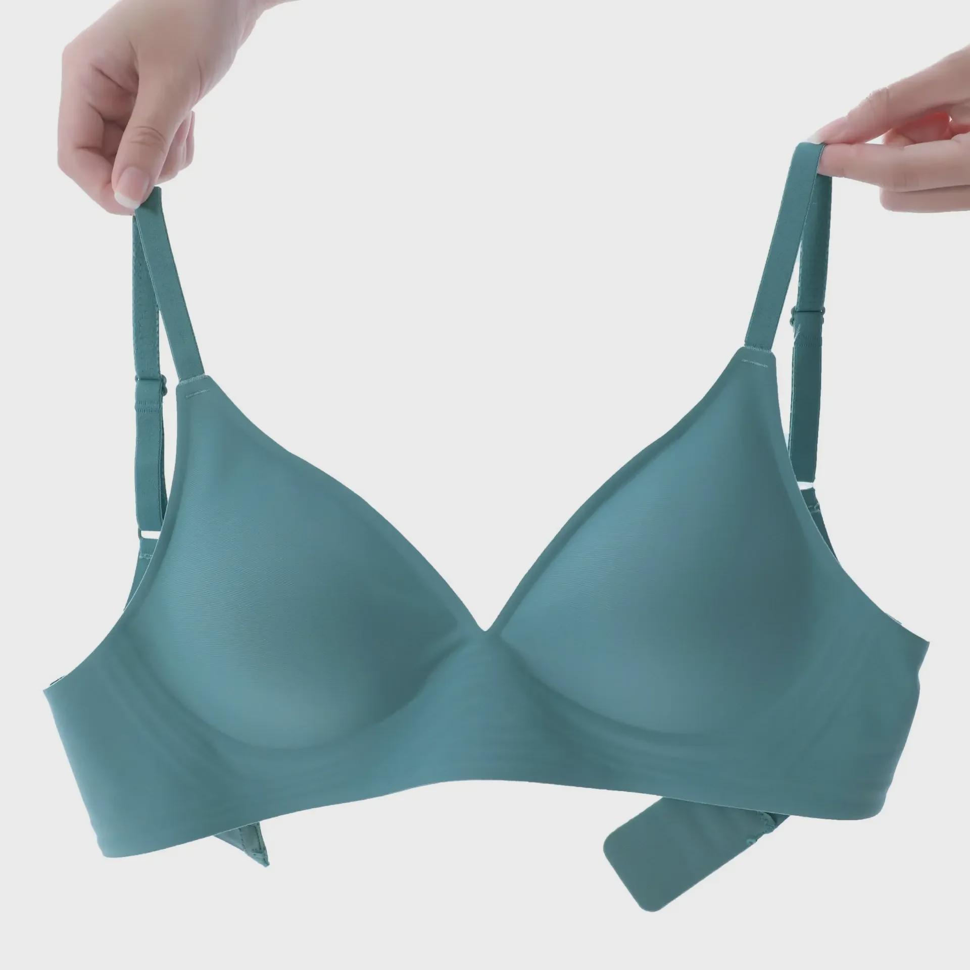

Безшовний бюстгальтер Nude Jelly Bra: М яка підтримка, тонкий і зручний для жінок XL [38/85ABC]