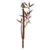 Rusty Metal Ground Post For Outdoor Spaces Multipurpose Plant Support And Decoration Simple Installation Gardens