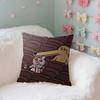 O-Opanchu-S U-Usagi Case Plush Fabric Soft Pillowcase Double Sided Print Cushion Cover Household Gifts