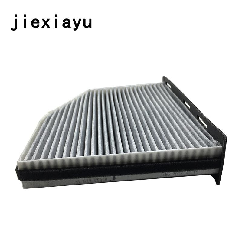 

1 PCS Carbon Cabin Air Filter For Golf Jetta MK5 MK6 Passat B6 B7L CC Tiguan Caddy EOS Touran Leon 1K1 819 653 A 1K1 819 653 B