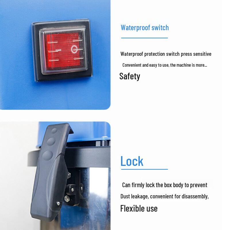 Lijian LJ-801 Industrial Wet/Dry Vacuum Cleaner CN plug (adapter included)