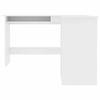 Maison Exclusive - Scrivania angolare a L Bianca 120x140x75 cm