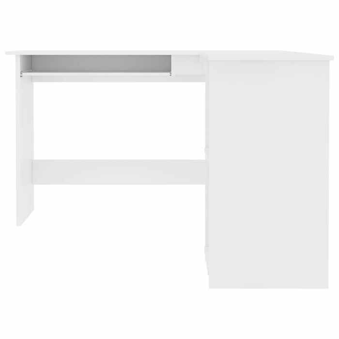 Maison Exclusive - Scrivania angolare a L Bianca 120x140x75 cm