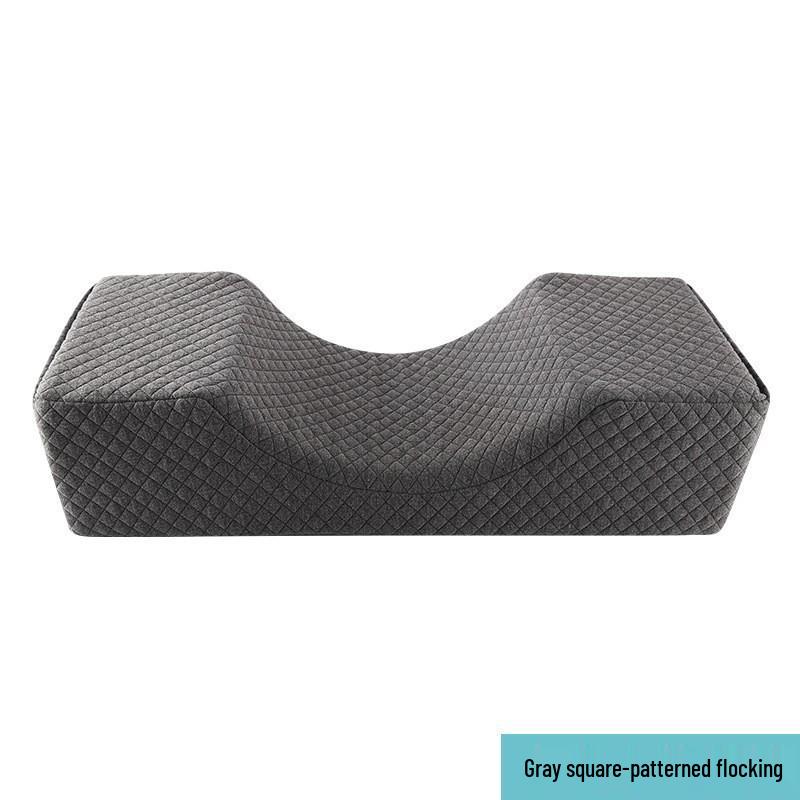 U-Shaped Leather Neck Support Pillow for Eyelash Extensions and Microblading In Beauty Salons.