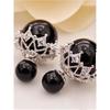 Simple Graceful 925 Sterling Silver Refreshing Pearl Stud Earrings
