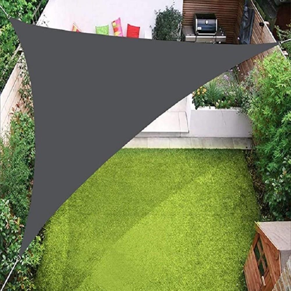 Triangle Triangle Sunshade With Ropes Outdoor Canopy Sun Protection Awning Shade Cloth  Pool Area