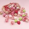 50/500Pcs Mini Dollhouse Miniature Food Diy Scene Decoration Mini Colorful Strawberries Series Doll Accessories Scrapbooking