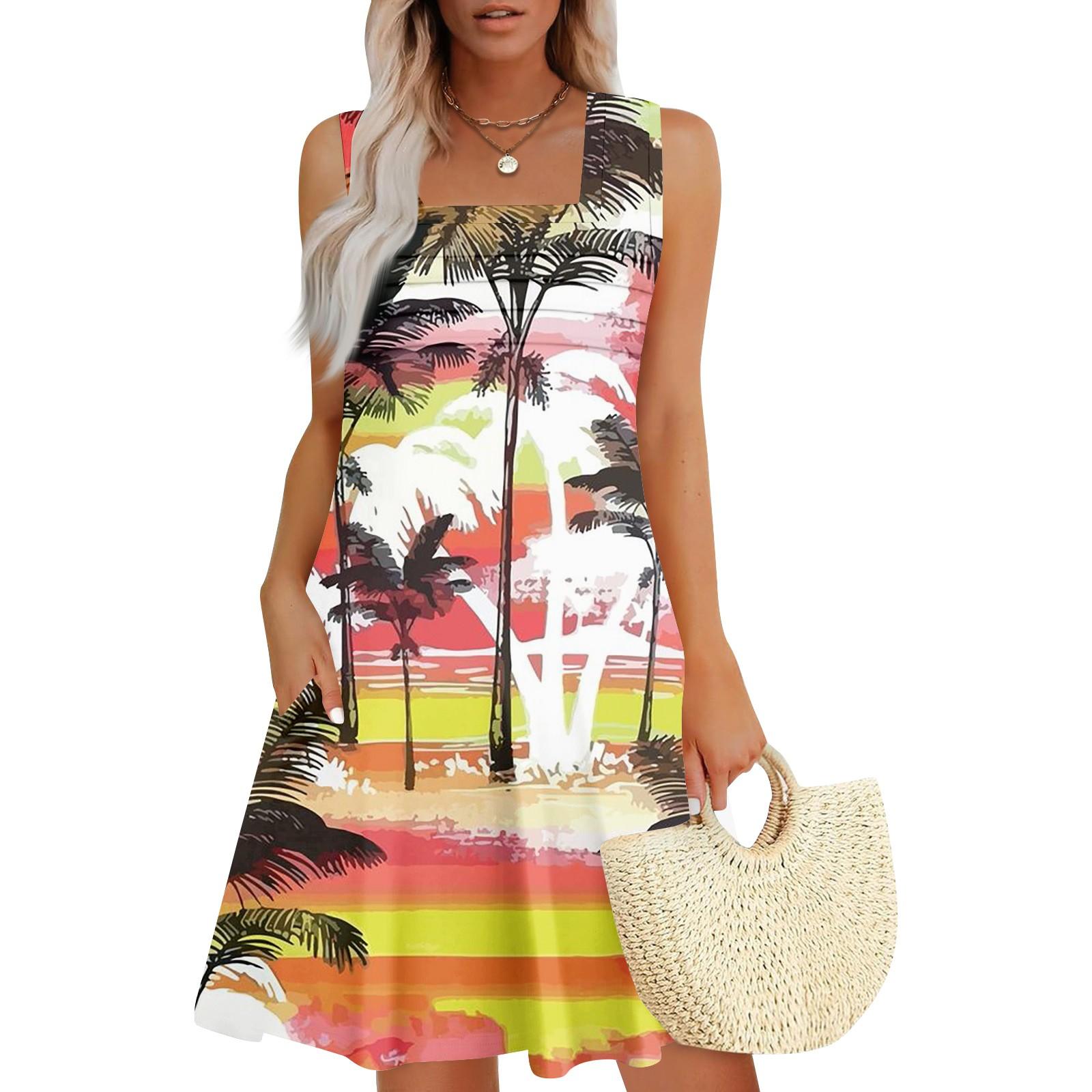 

Женские летние повседневные лепестковые узкие полосатые плиссированные однотонные платья XXL шафрановый