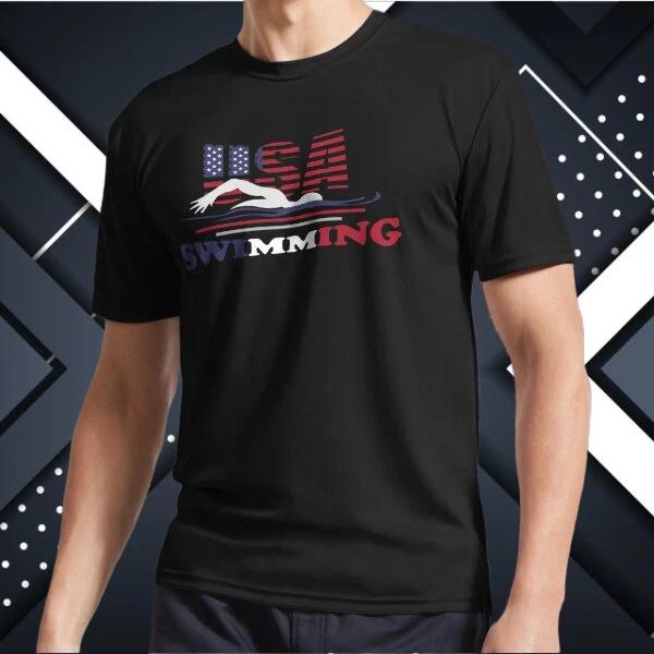 Men s and Women s T-shirts USA Swimming XXXL