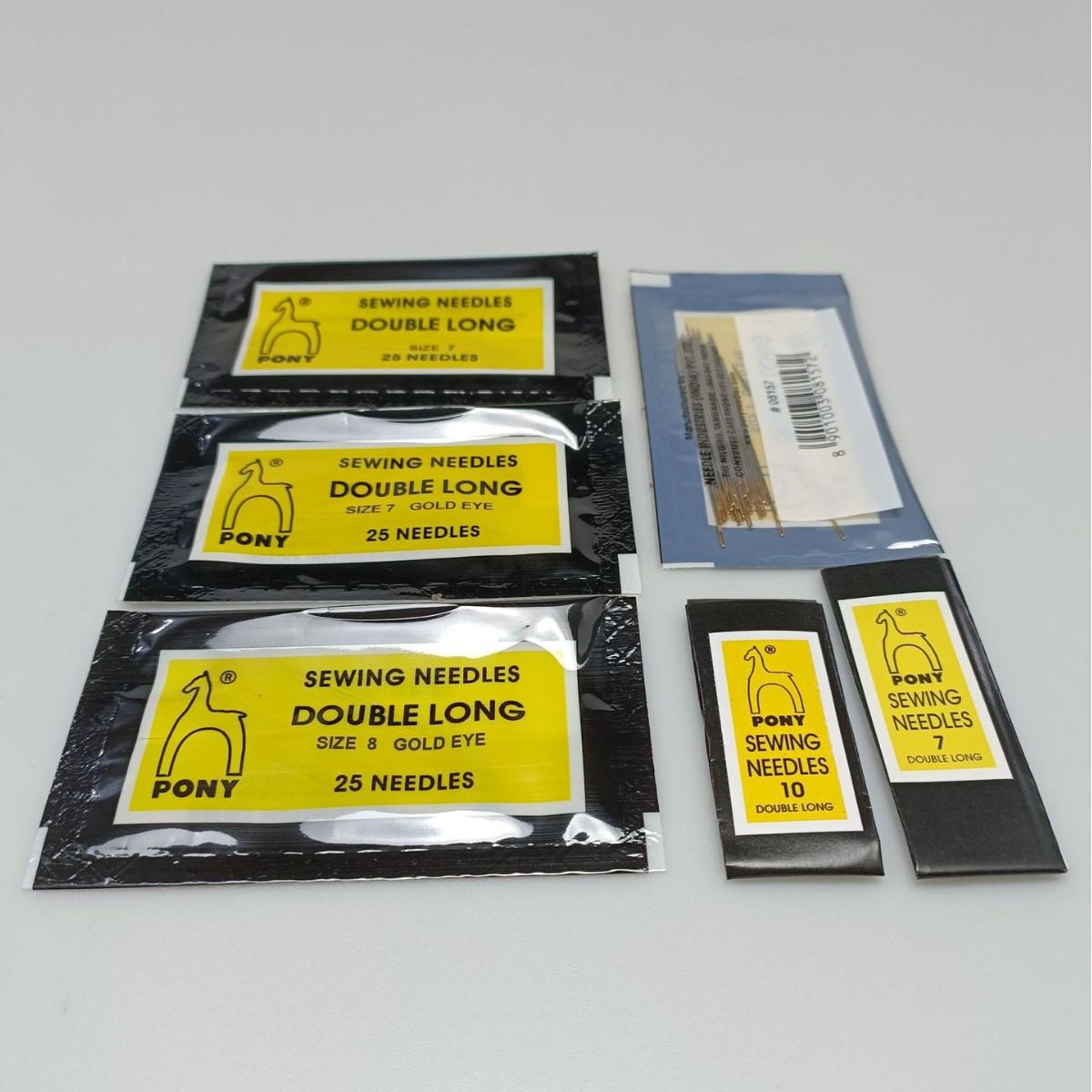 PONY Иголки для вышивания бисером и бусинами Желтый олень Model 8, 25 pieces