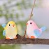 Charming Resin Bird Figurine For Moss Micro Landscape And Succulent Plant Display