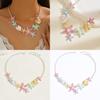 Shell Necklace For Women With Pearl Lock Pendant Beach Style Summer Accessories