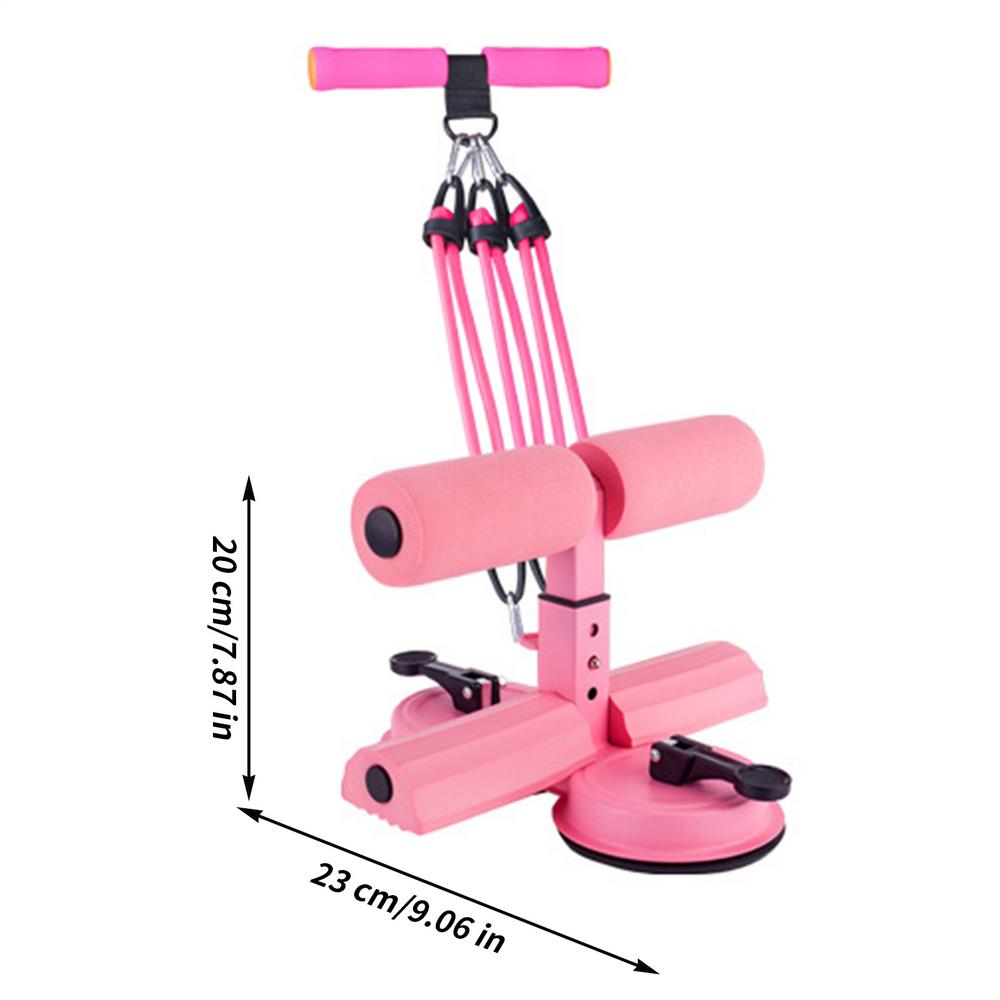 Sit Up Assistant Exercised Abdomen Arms Stomach Thighs LegsThin Fitness Suction Cup Type Sit Up Bar Self-Suction abs machine