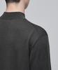 MUSINSA STANDARD Merino Wool Blend High Gauge Mock Neck Knit [Gunmetal]