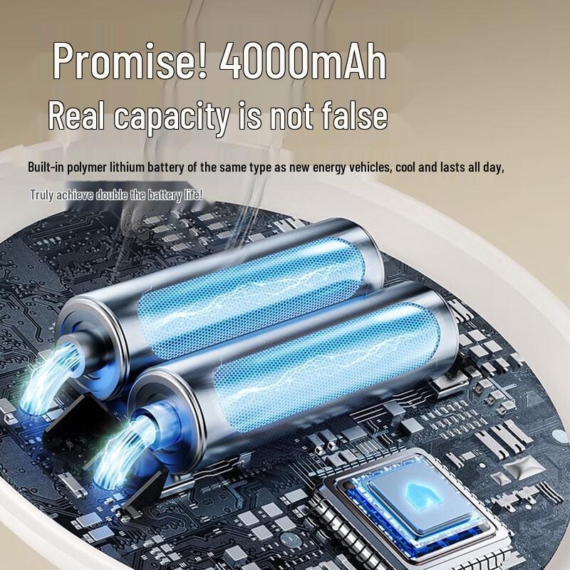 Soole Desktop Oscillating USB Rechargeable Mini Fan