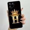 For Tecno Pova 7 Neo Phone Case Crown Initial Letters Liquid Silicone Dustproof Full Protection For Tecno Pova 7Neo Funda Coques