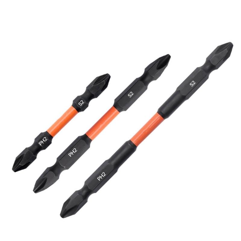 High Strength S2Steel Double Headed Crosses Screwdriver Bits for Versatile Use in Various Repair and Assembly Tasks