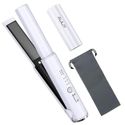 Hair Iron Cordless Straight Mini Hair Iron 2way Curl Straight 3 Level Temperature Settings Wireless Bangs Lightweight Japanese Instruction Manual