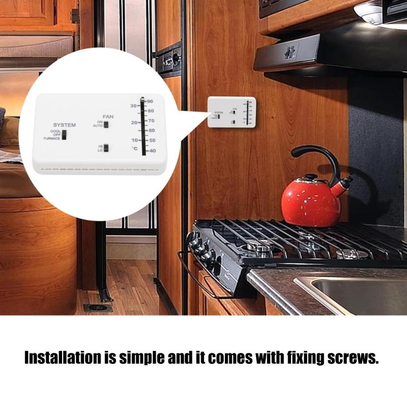 Universal Motorhome Climate Control Thermostat For Multiple Models for Hassle Free Installation Across Various Motorhome Types