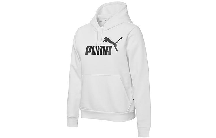 PUMA ESSENTIALS Sweatshirts Women s White Hooded Moderate Regular 586938-02 M