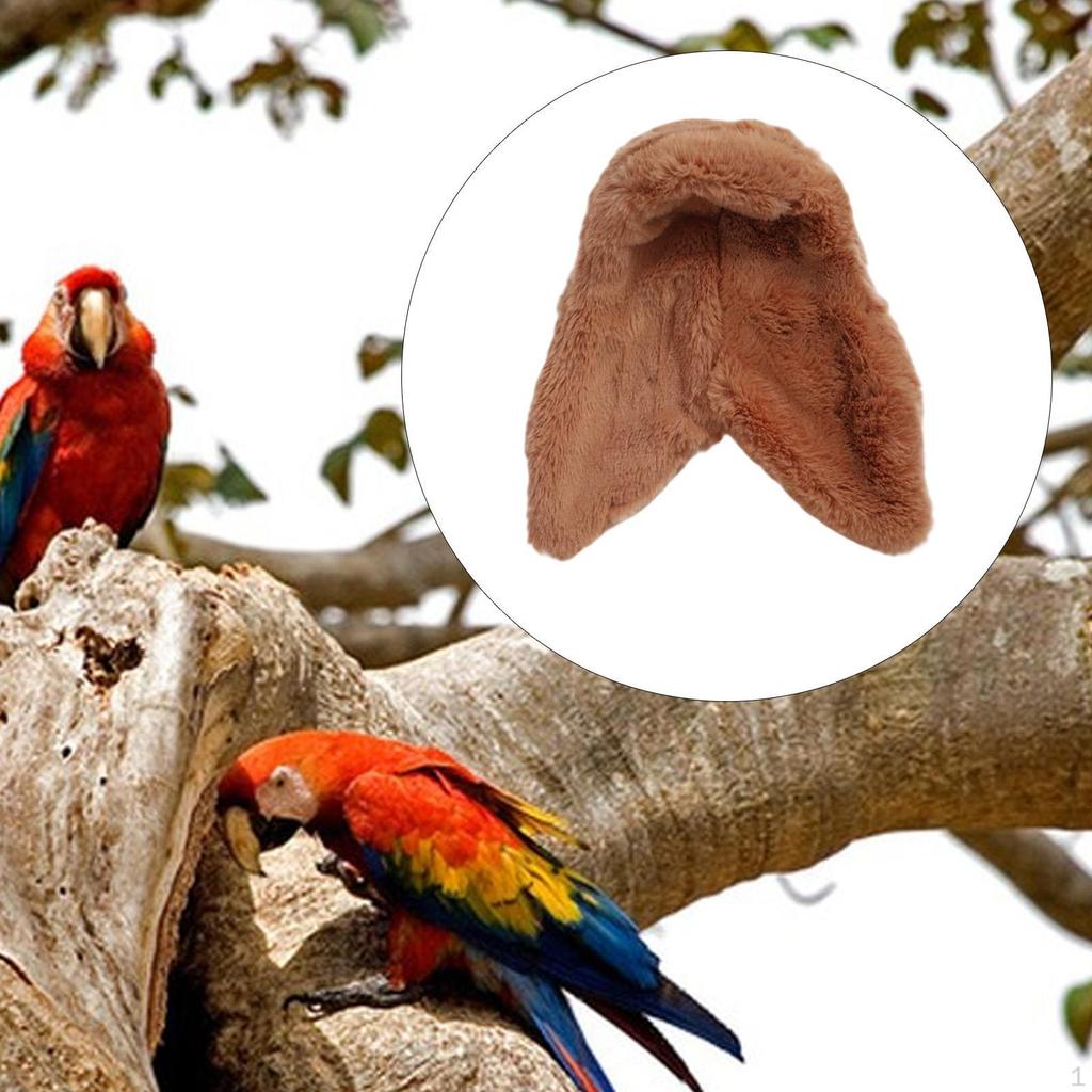 Fleece Bird Blanket Hanging Toy Comfortable Corner Bed Bedding for Small Birds