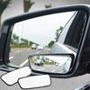 2pcs Rear View Mirror Wide Angle Adjustable Convex Blind Spot Mirror Car Vehicle Side Mirror Car Rearview Car Accessories Tools