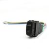 1Pc RED LED Dual Key Switch Fog Light Daytime Running DRL Button For Mitsubishi Pajero V73 V93 Lancer Outlander ASX L200