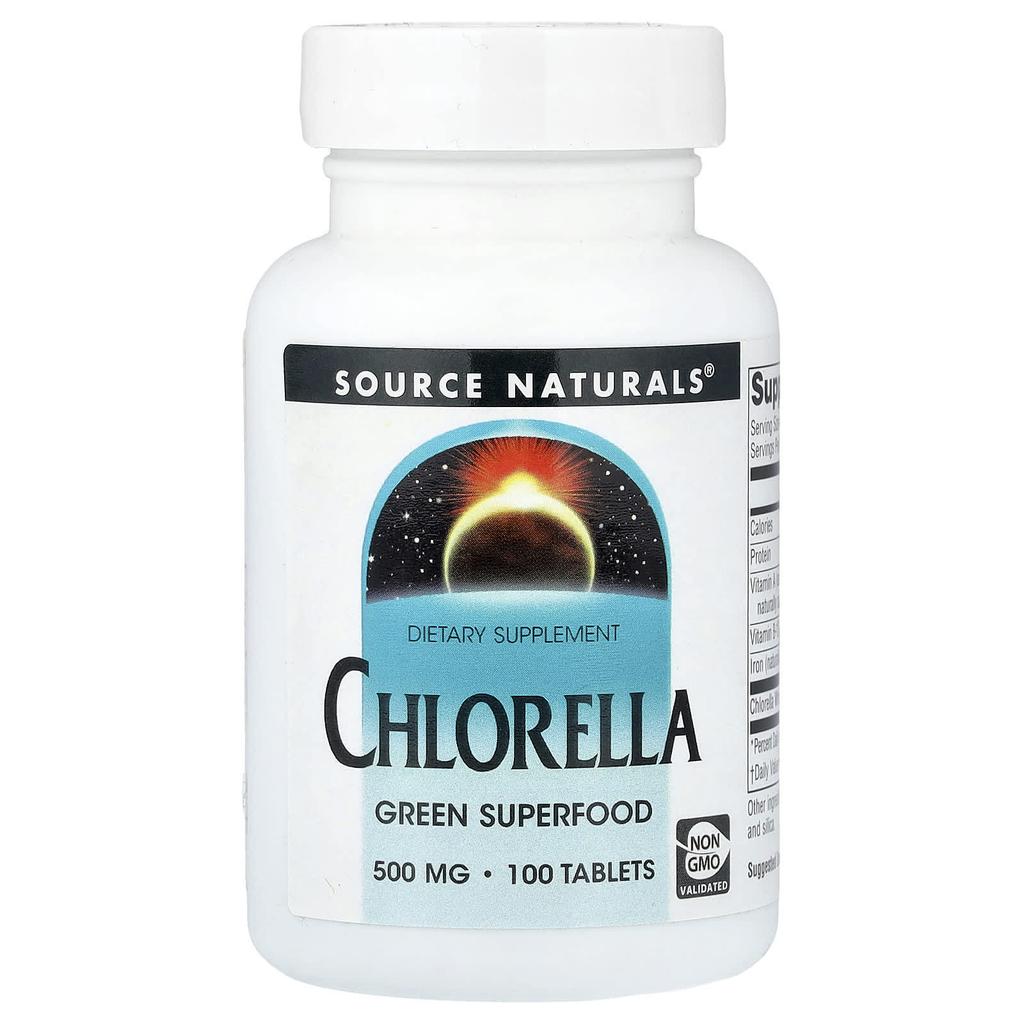 Source Naturals Chlorella, 500 Mg, 100 Tablets